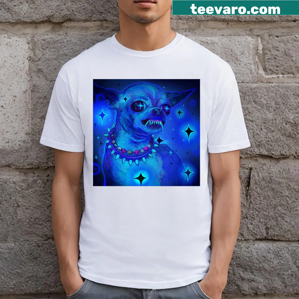 Playful long t-shirt with 'Angeroni And Cheese' graphic for food lovers — on a men's t-shirt