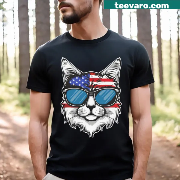 Funny cat-themed T-shirt celebrating feline warriors