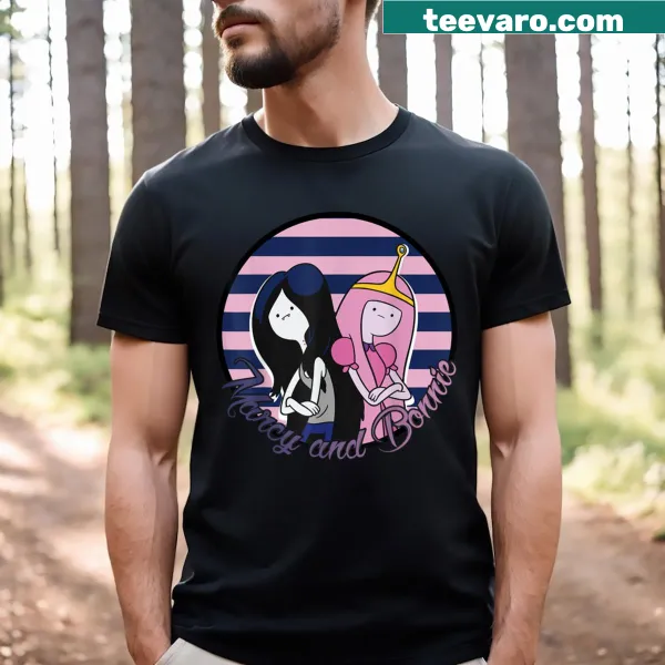 Adventure Time T-shirt featuring Marcy and Bonnie portrait