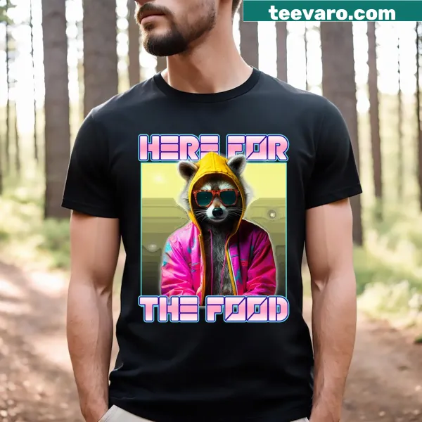 Funny foodie t-shirt for introverts and food lovers