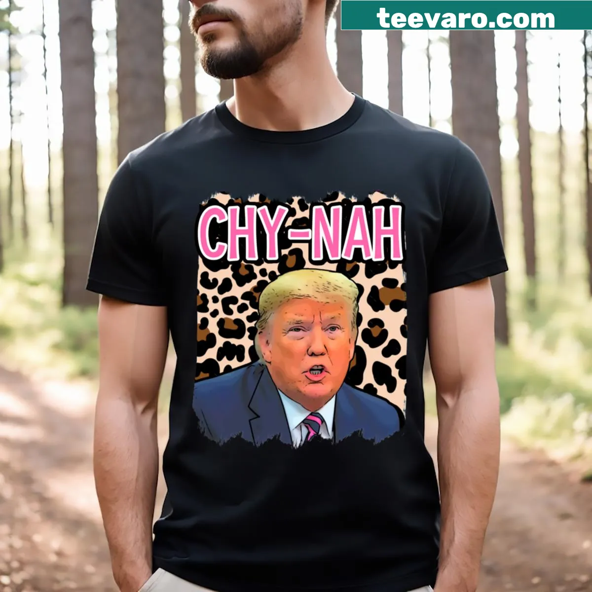 Funny Trump quote T-shirt with bold typography — on a men's t-shirt