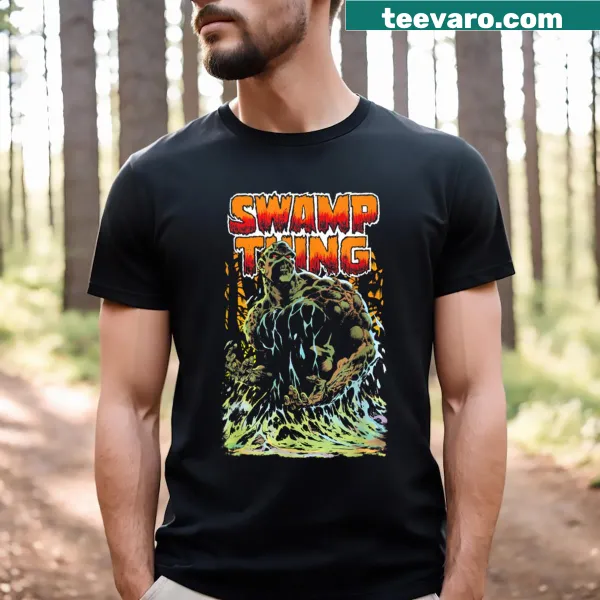 Jl Swamp Thing t-shirt with an intriguing nature graphic