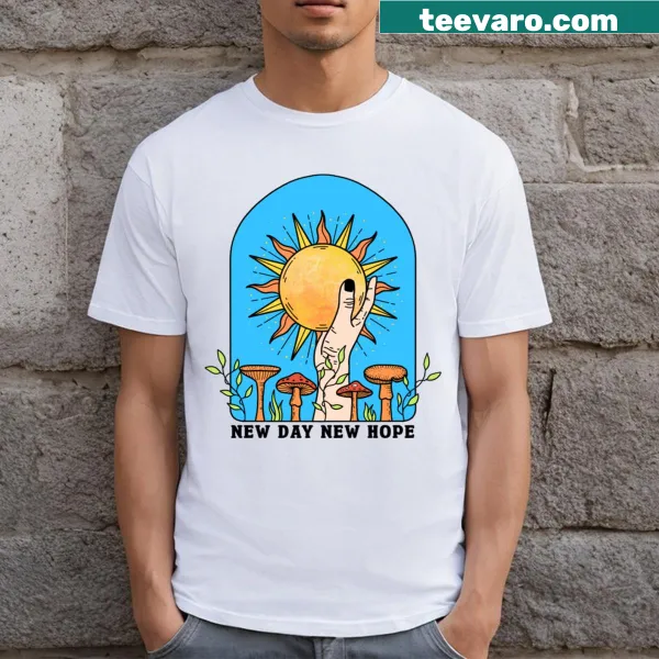 Inspirational T-shirt with 'New Day New Hope' message