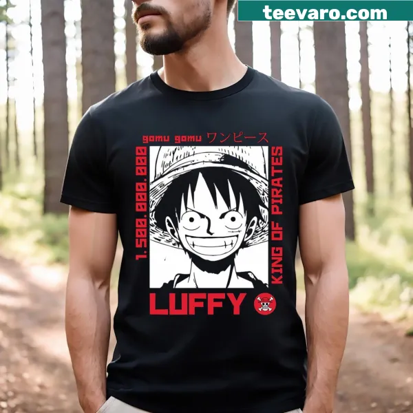 T-shirt featuring Monkey D. Luffy from One Piece anime