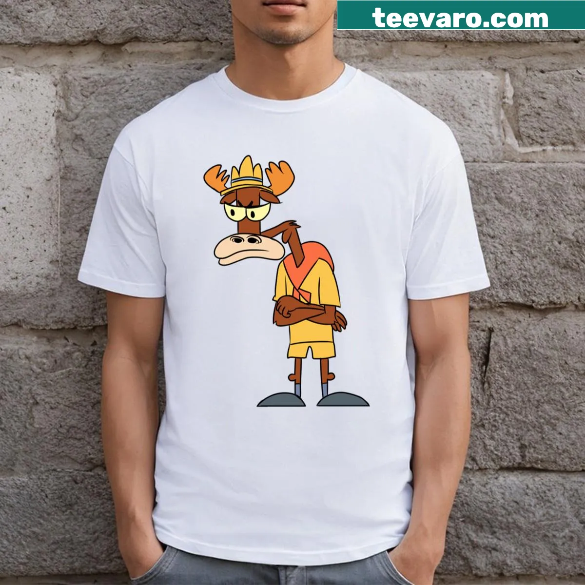 Illustration of Scoutmaster Lumpus from Camp Lazlo — on a men's t-shirt