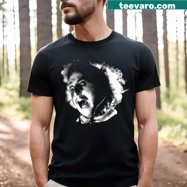 Dynamic action character T-shirt with playful designs