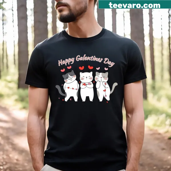Cute cats graphic for Galentine's Day t-shirt
