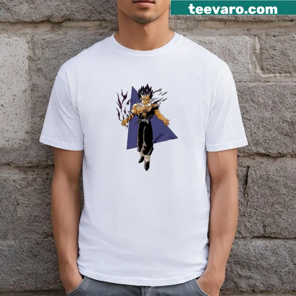 Funny anime T-shirt with 'Hiei A Hiei A Hiei A Hiei' text