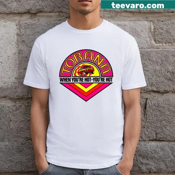 Retro Holden Torana advertisement on T-shirt