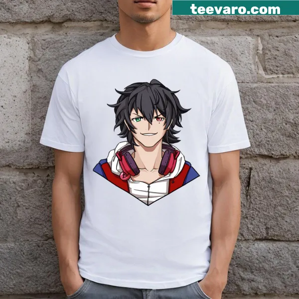 Illustration T-shirt themed around Ichiro and hypnosis microphone concept.