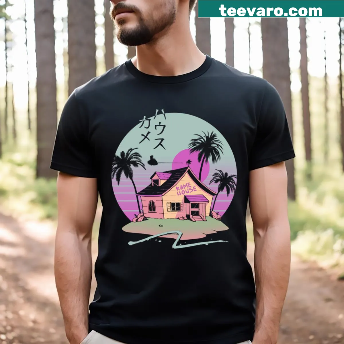 Relaxed graphic with chill vibes on T-shirt — on a men's t-shirt