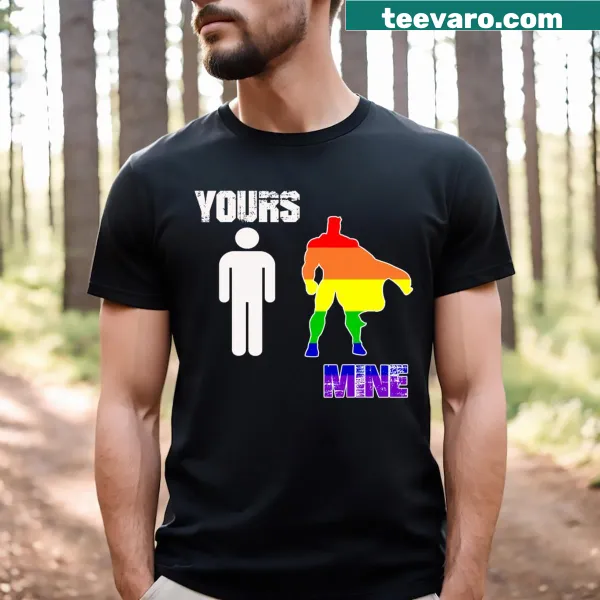 Funny statement T-shirt with superhero theme
