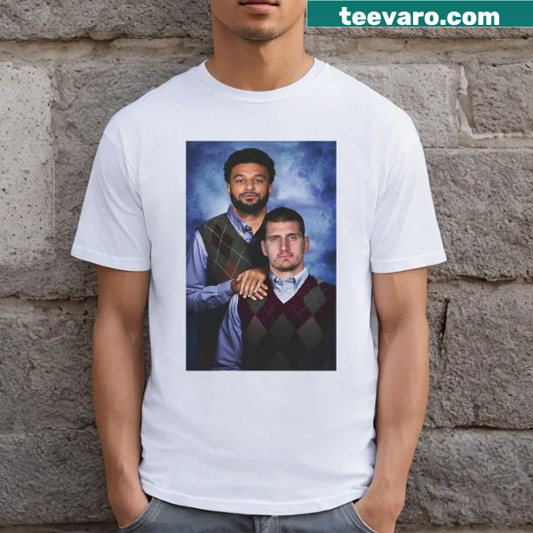 Funny t-shirt with Jokic and Murray names for Denver Nuggets fans