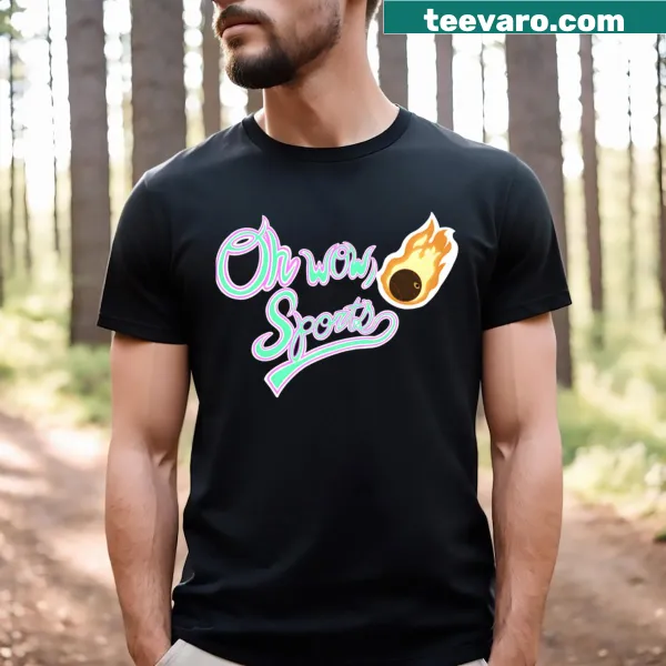 Playful sports-themed graphic on a fun t-shirt.