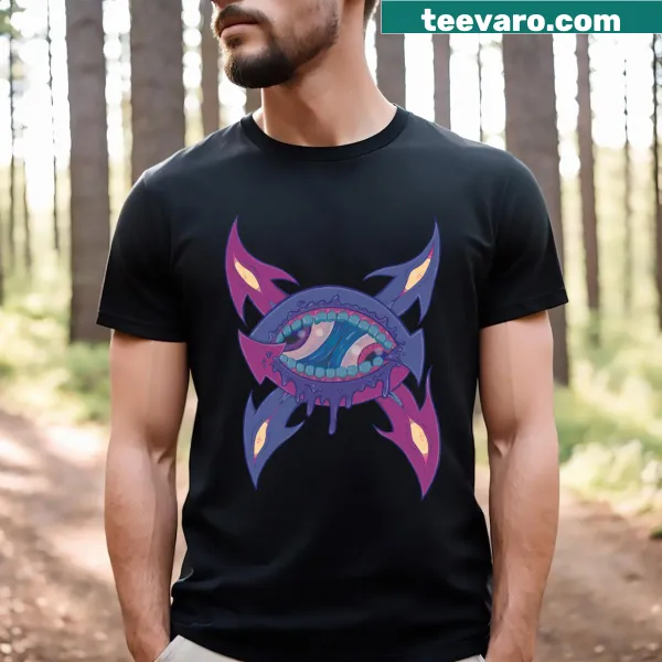 Open Mind Design logo printed on a t-shirt
