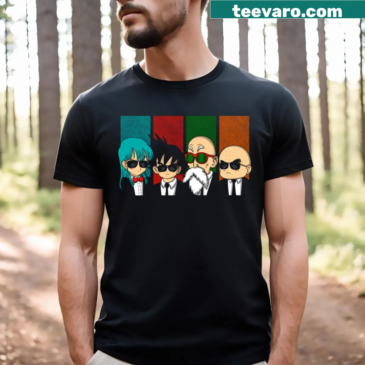 T-shirt with a nostalgic design inspired by classic cinema — on a men's t-shirt