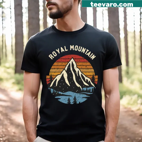 Illustrated T-shirt featuring Royal Mountains in New York