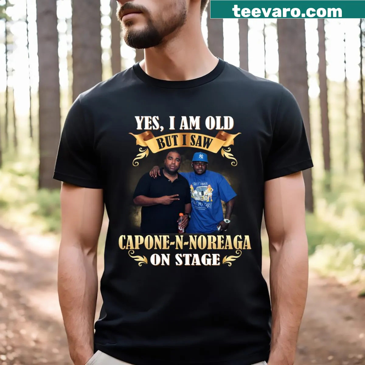 Funny typography design promoting cool style — on a men's t-shirt