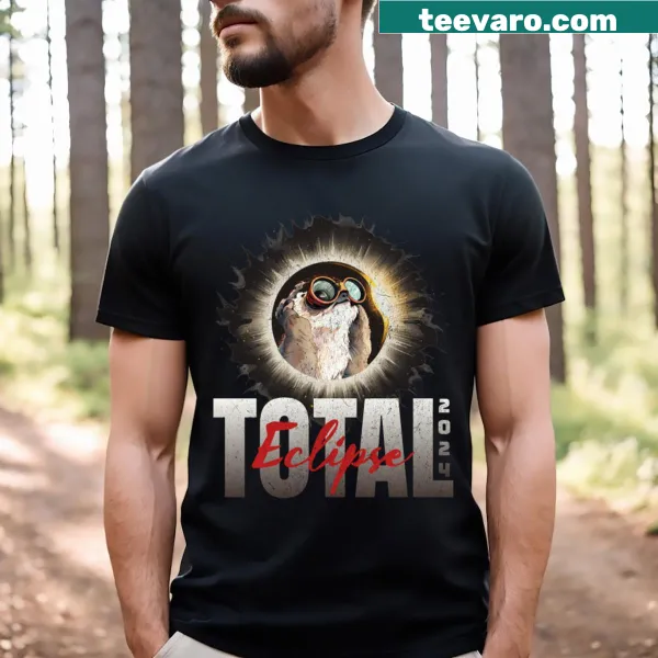 Inspirational graphic t-shirt celebrating the 2024 solar eclipse.