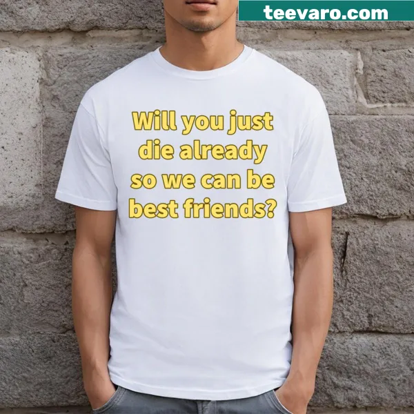 T-shirt with a sarcastic friendship quote inspired by a TV show