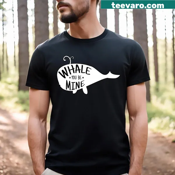 Silhouette of orca and blue whale in a heart shape