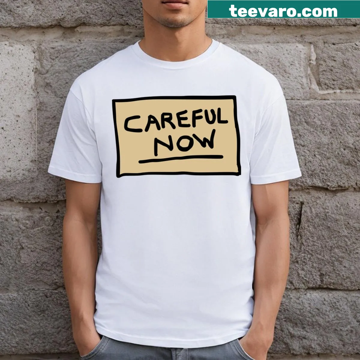 Funny Father Ted-themed T-shirt with humorous text design — on a men's t-shirt