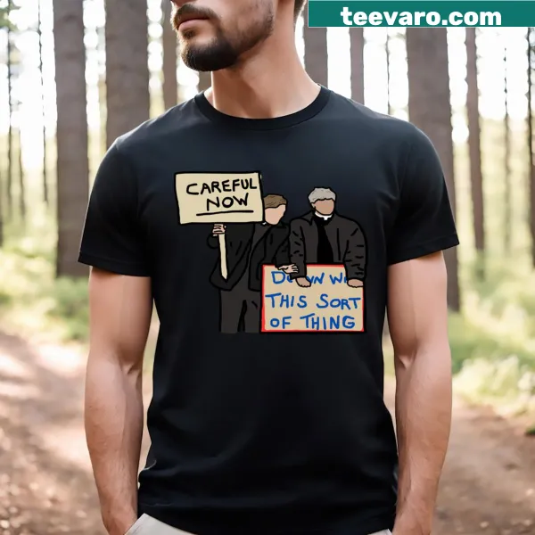 Funny t-shirt with Father Ted reference text design