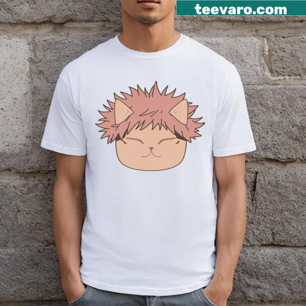 T-shirt featuring the adorable Itadori Cat design