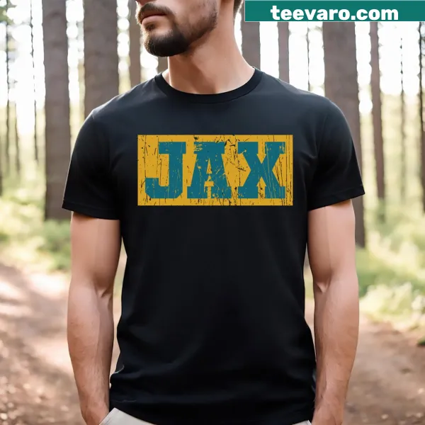 Illustrated logo of Jax Jaguars on a T-shirt
