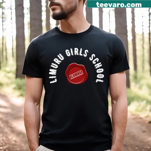 Seal of Limuru Girls School on an alumnae t-shirt