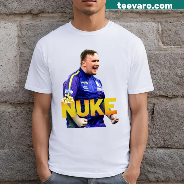 Cartoon character Luke The Nuke featured on a fun T-shirt