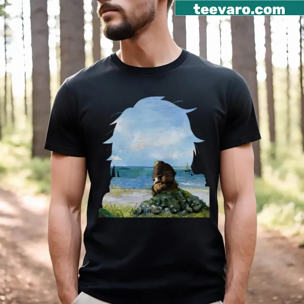 Thorfinn character illustration from anime on a T-shirt