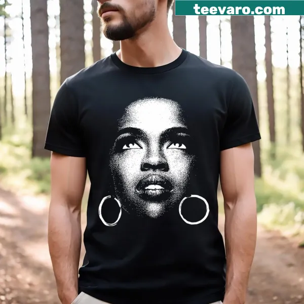 90s Lauryn Hill T-shirt featuring bold typography and an iconic graphic
