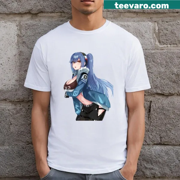 Azur Lane logo graphic on a T-shirt