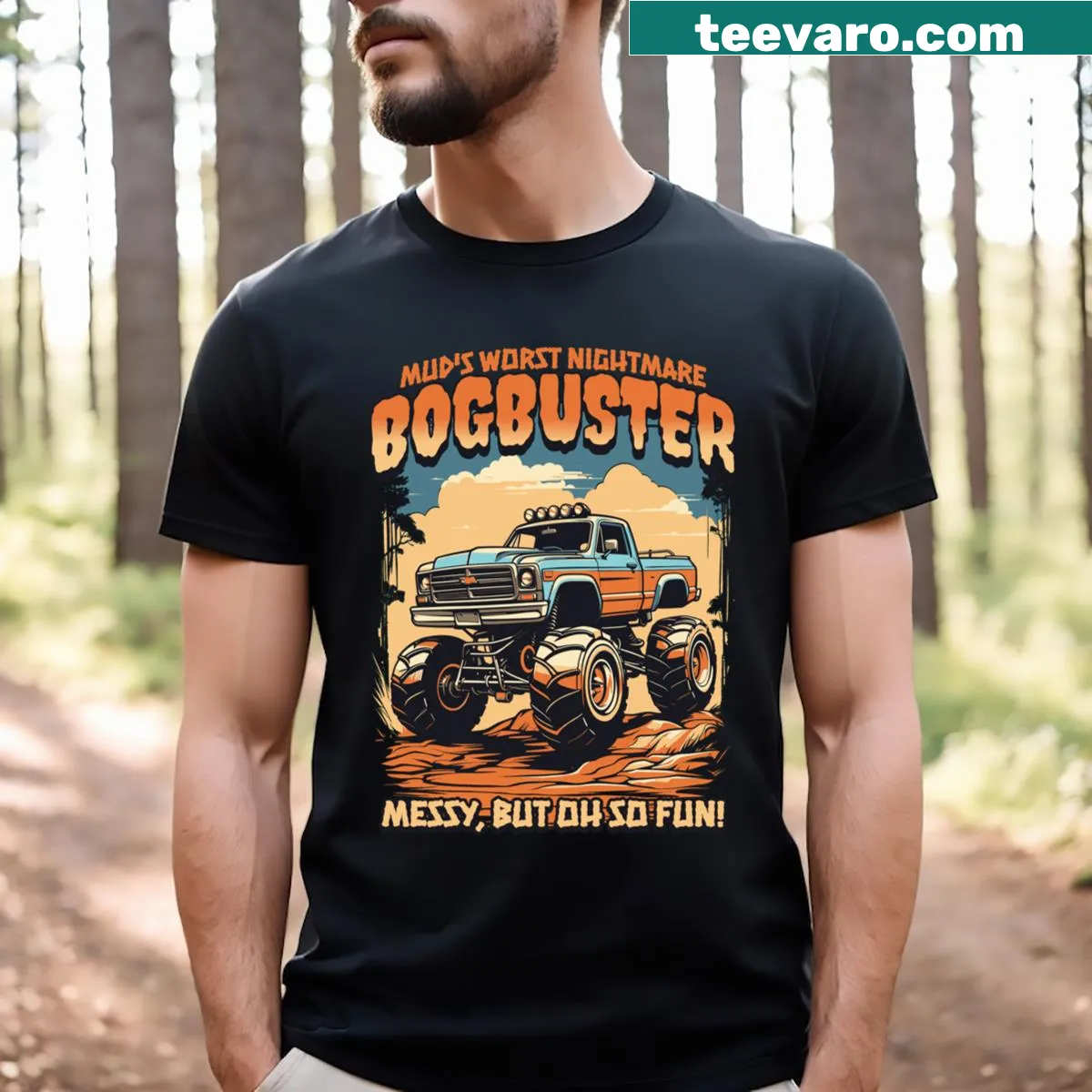 Vintage racing car graphic on an active T-shirt — on a men's t-shirt