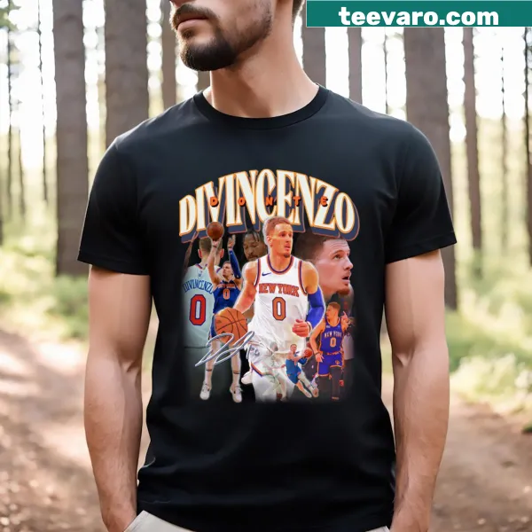 Vintage bootleg style t-shirt featuring Donte Divincenzo graphic