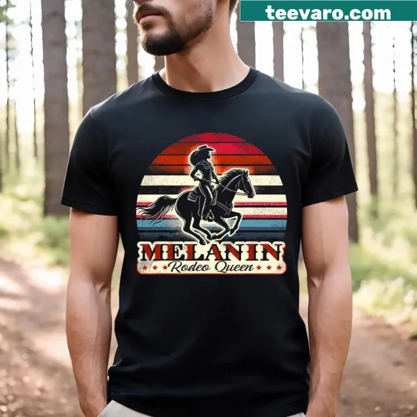 Vintage T-shirt celebrating African American cowgirl culture with powerful design