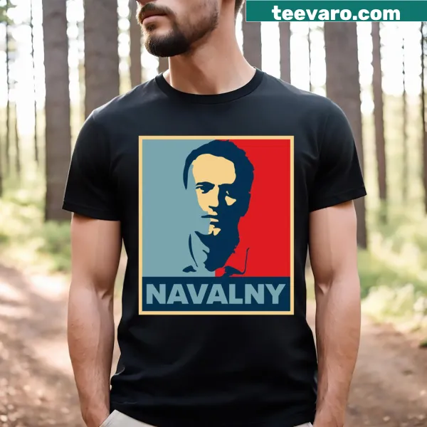 Inspirational t-shirt with a design honoring Alexei Navalny