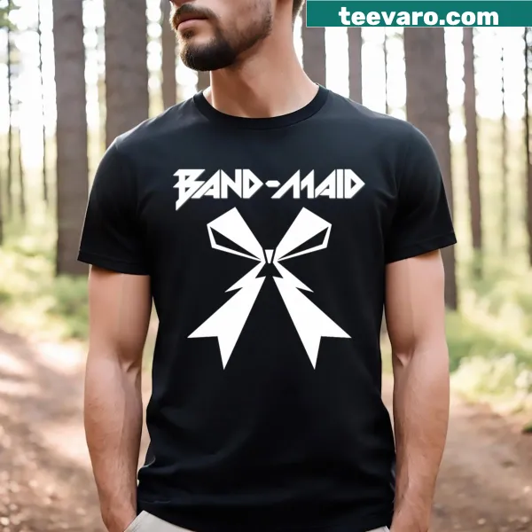 Band Maid t-shirt with bold graphics representing the rock music band