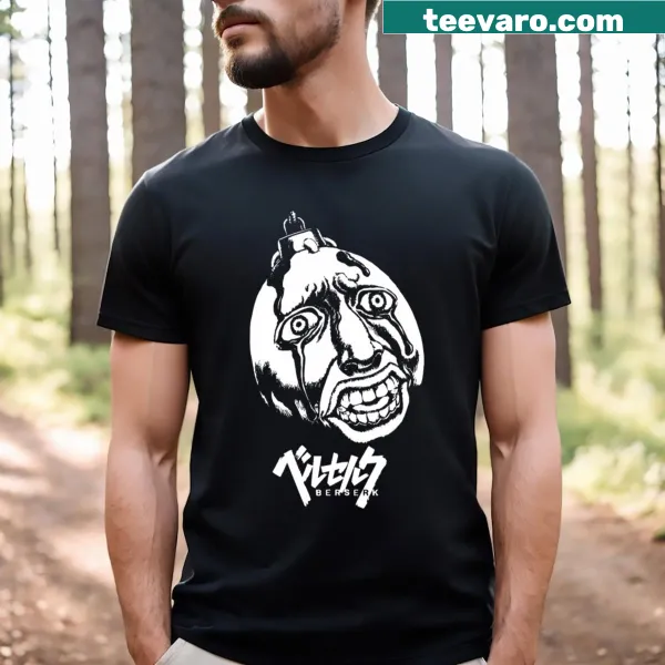 Illustrative t-shirt inspired by the Berserk fantasy theme