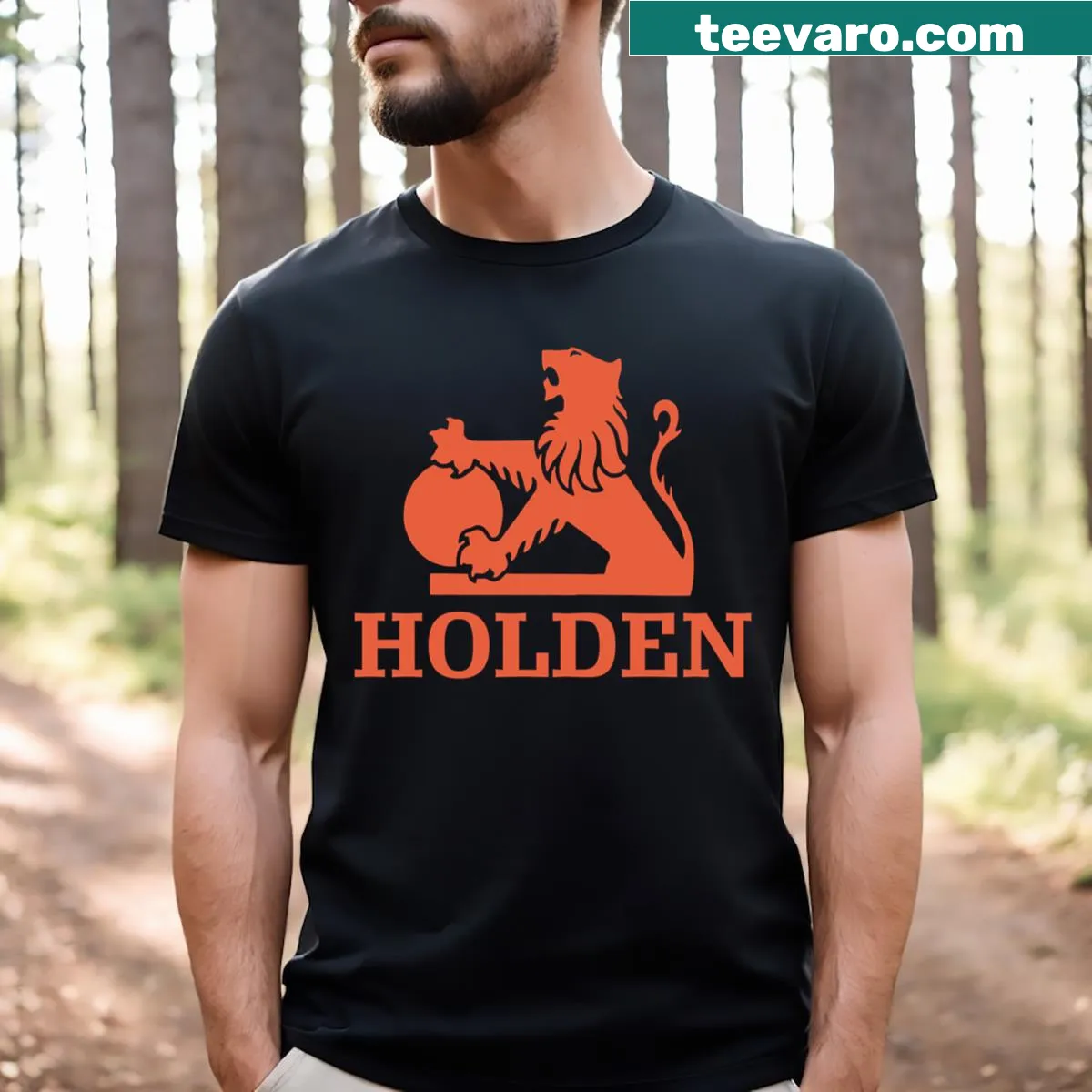 Vintage Holden logo t-shirt — on a men's t-shirt