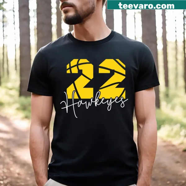 Iowa Hawkeyes t-shirt featuring Caitlin Clark's name for fans