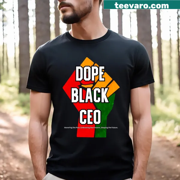 Illustration of Dope Black CEO design for Black History Month