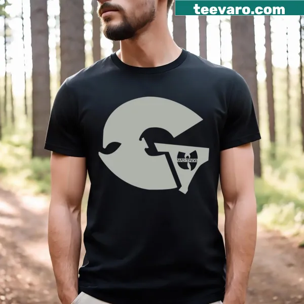 Gza logo graphic on an essential t-shirt