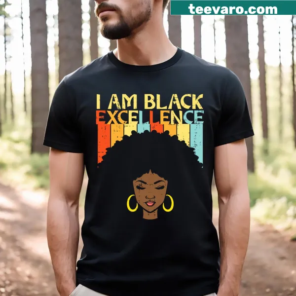 Inspirational T-shirt celebrating black excellence for kids