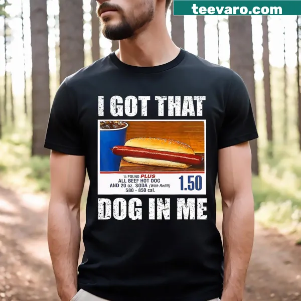 Funny x-ray design with text about having a dog in you