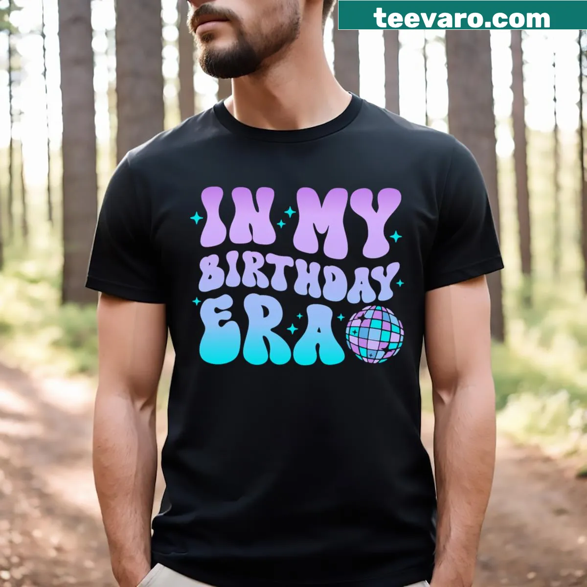 Vintage Birthday shirt with playful graphics and fun text for kids — on a men's t-shirt