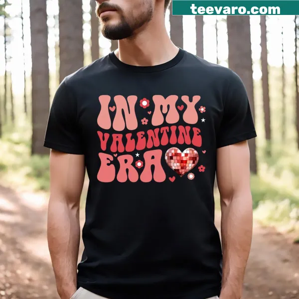 Retro Valentine’s Day t-shirt with cute graphics and playful text for girls