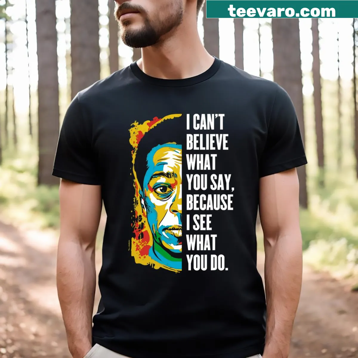 James Baldwin T-shirt with graffiti art for cultural celebration — on a men's t-shirt
