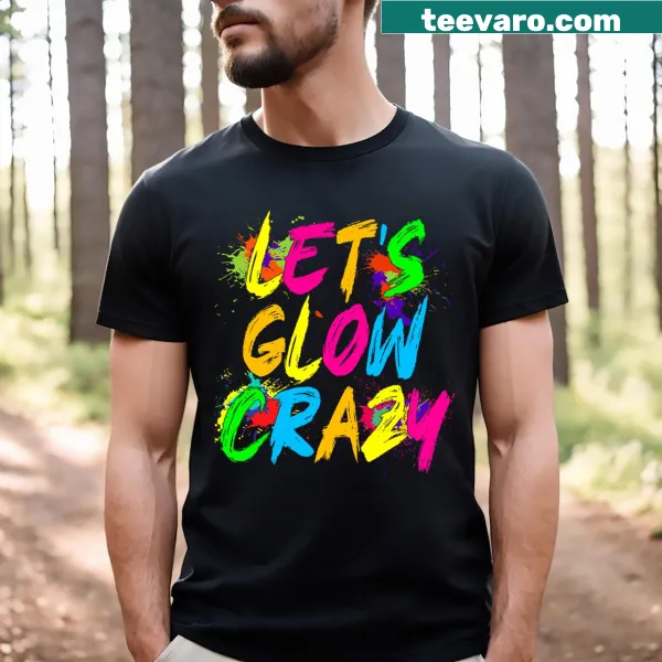 Cartoon-style kids t-shirt with fun glowing graphics